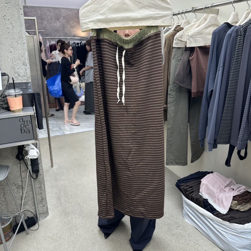 AMOEBA韓國直郵女裝新品真品推薦人氣熱賣職業26春夏長裙AMOEBA長裙圖色1