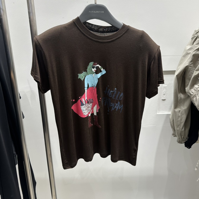 TARABY MOTION東大門實拍女裝新品熱賣時尚26春夏推薦T恤TARABY MOTIONT恤圖色4