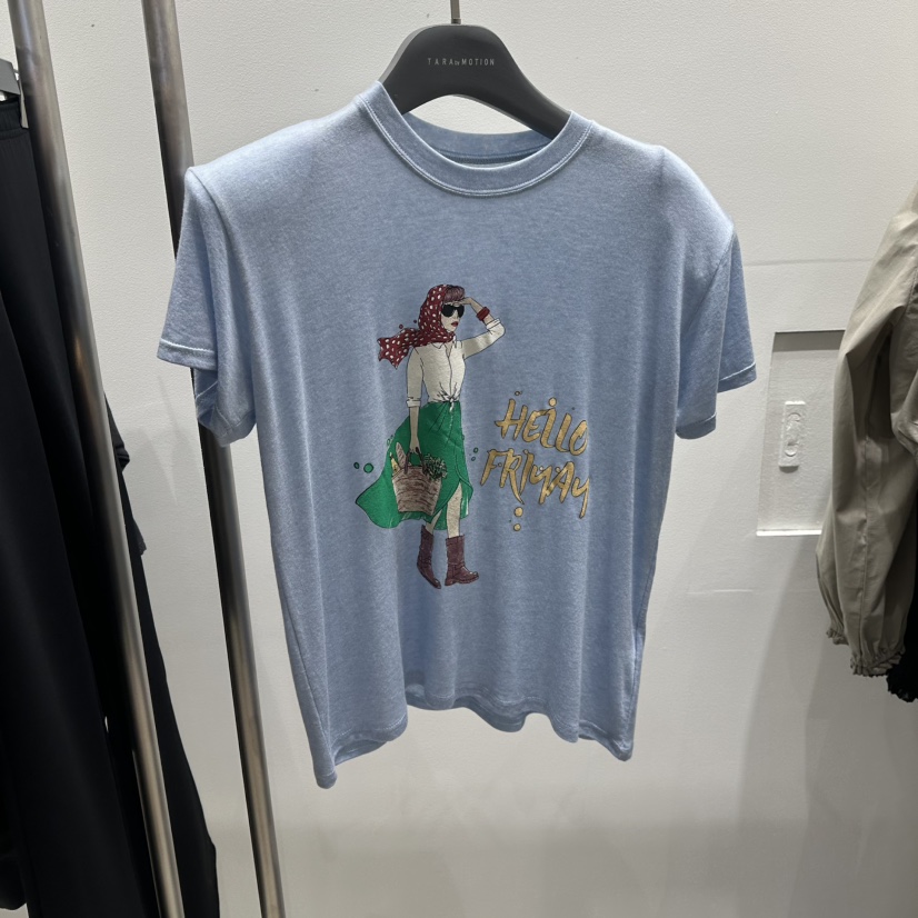 TARABY MOTION東大門實拍女裝新品熱賣時尚26春夏推薦T恤TARABY MOTIONT恤圖色5