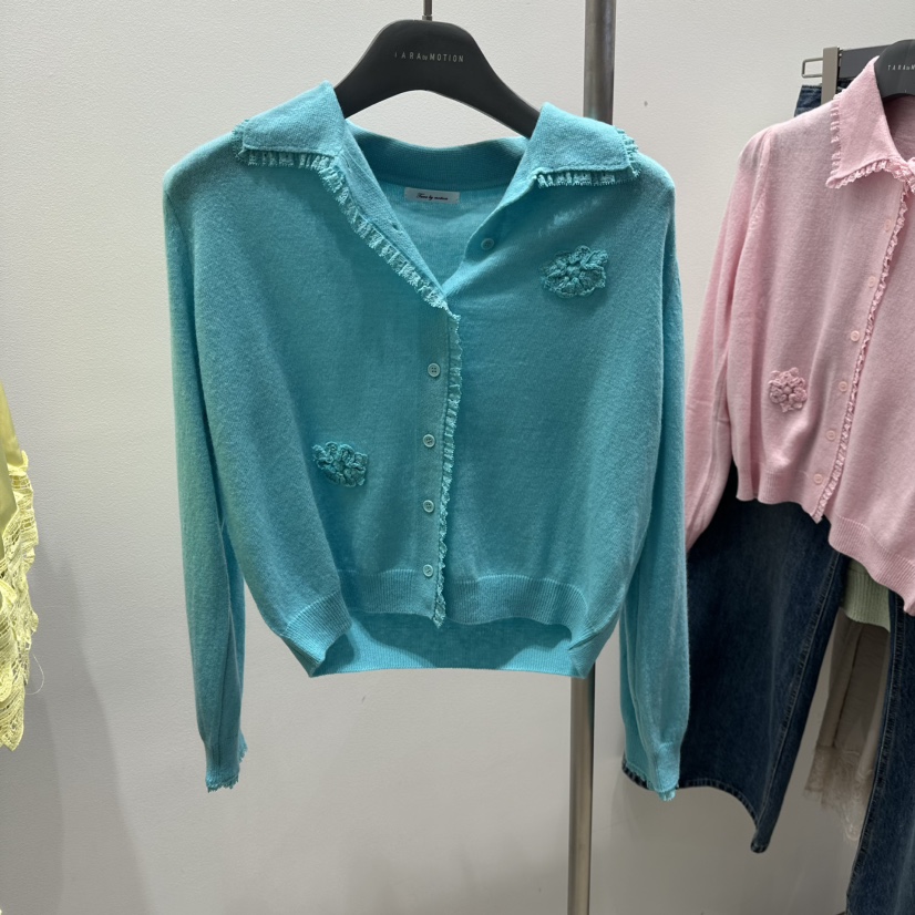 TARABY MOTION東大門代購女裝新品人氣時尚休閑針織衫開衫TARABY MOTION針織衫圖色2