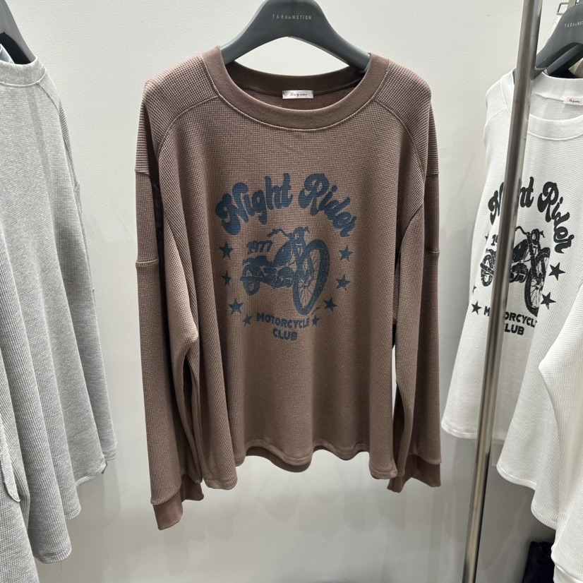 TARABY MOTION東大門實拍女裝新品職業推薦人氣真品長袖T恤TARABY MOTION長袖T恤圖色2