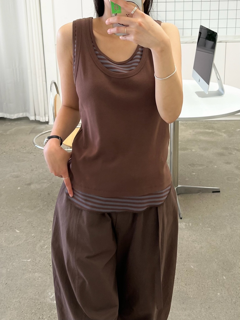 URBANE cloth韓國直郵女裝新品時尚人氣職業26春夏吊帶背心URBANE cloth吊帶/背心