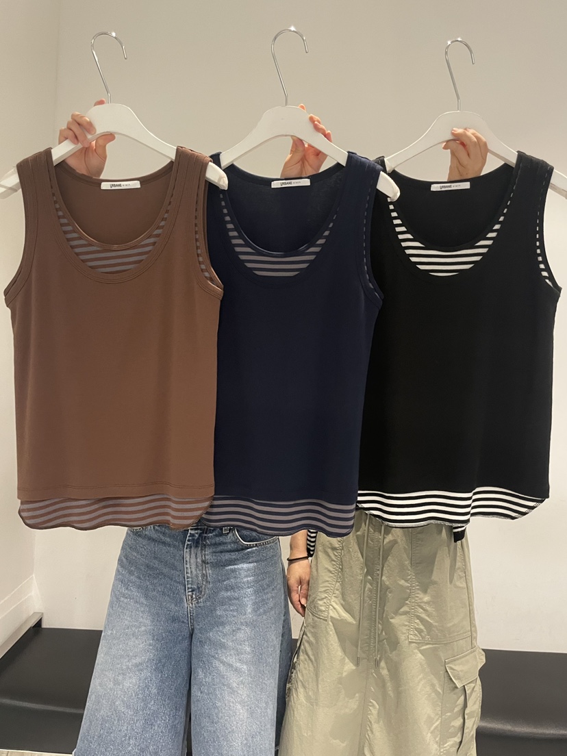 URBANE cloth韓國直郵女裝新品時尚人氣職業26春夏吊帶背心URBANE cloth吊帶/背心