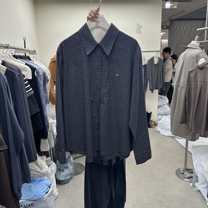 AMOEBA東大門直郵女士新品休閑推薦真品時尚26春夏襯衫蕾絲衫AMOEBA襯衫/蕾絲衫圖色2