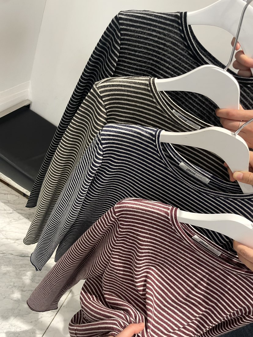 URBANE cloth韓國直郵26秋冬新款推薦休閑人氣時尚長袖T恤URBANE cloth長袖T恤