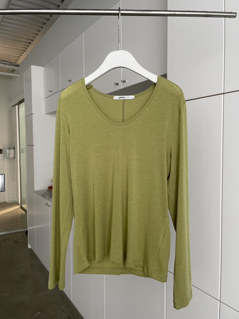 URBANE cloth東大門代購女士新品熱賣時尚推薦長袖T恤U領URBANE cloth長袖T恤