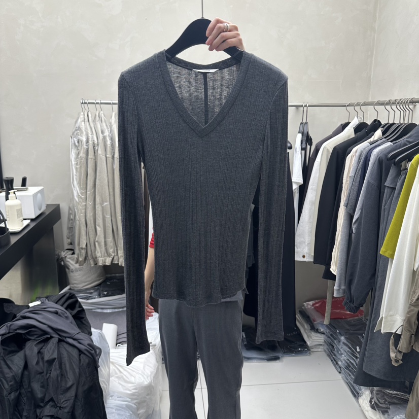 MARINER韓國直郵女士新品休閑人氣熱賣時尚推薦長袖T恤V領MARINER長袖T恤圖色4