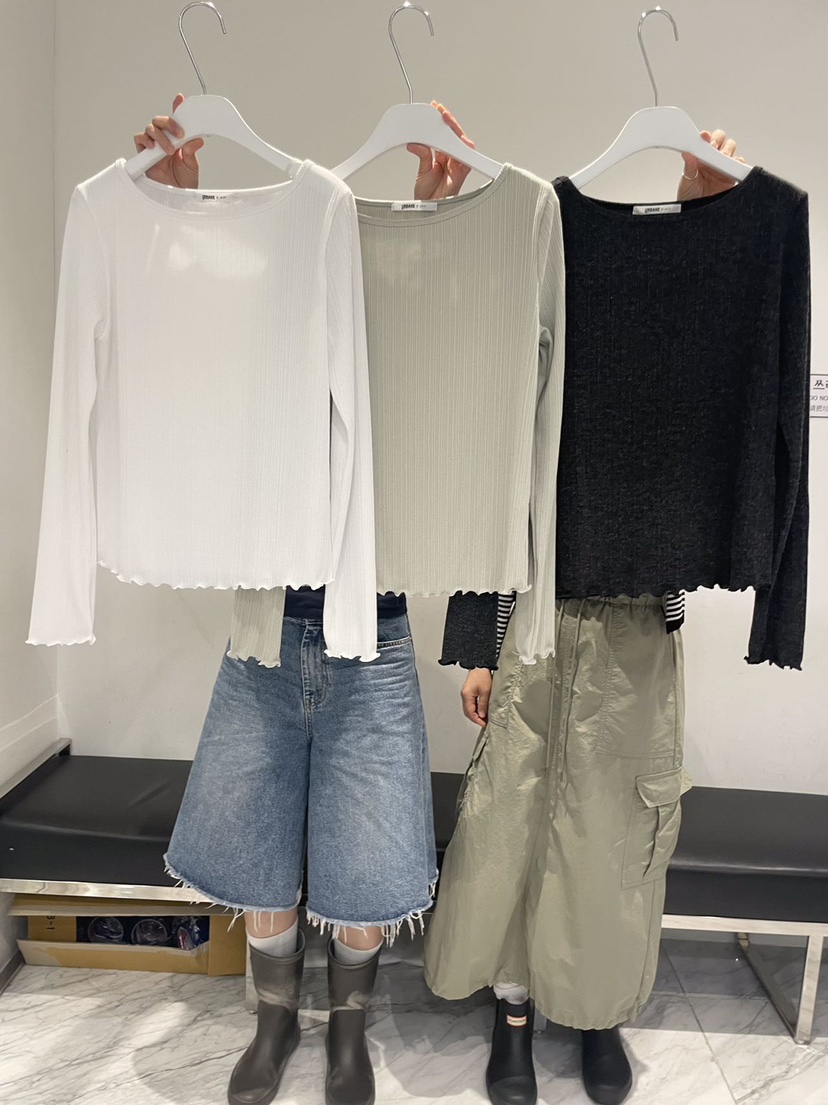 URBANE cloth韓國代購女裝新款人氣推薦真品時尚長袖T恤URBANE cloth長袖T恤