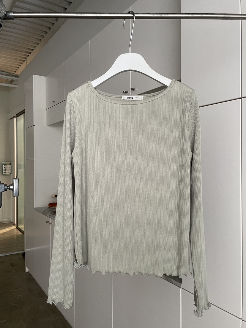 URBANE cloth韓國代購女裝新款人氣推薦真品時尚長袖T恤URBANE cloth長袖T恤圖色2