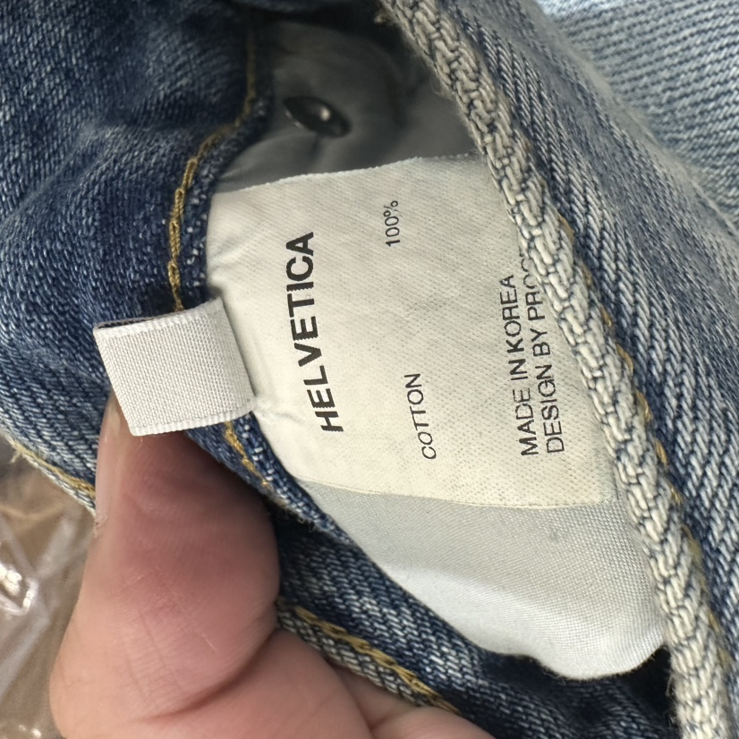HELVETICA韓國代購女裝新品人氣熱賣時尚休閑推薦真品牛仔褲HELVETICA牛仔褲