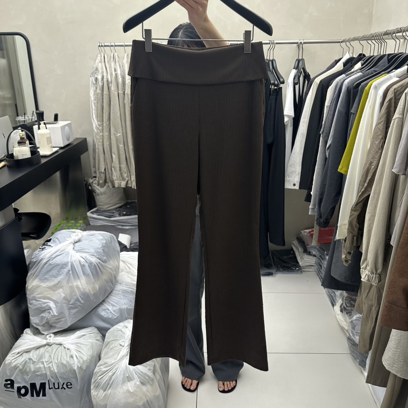 MARINER東大門代購女裝新品時尚真品休閑熱賣休閑褲蝴蝶結MARINER休閑褲圖色2棕色