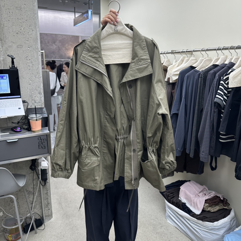 AMOEBA東大門實拍女裝新品熱賣真品推薦人氣時尚休閑夾克AMOEBA夾克圖色2