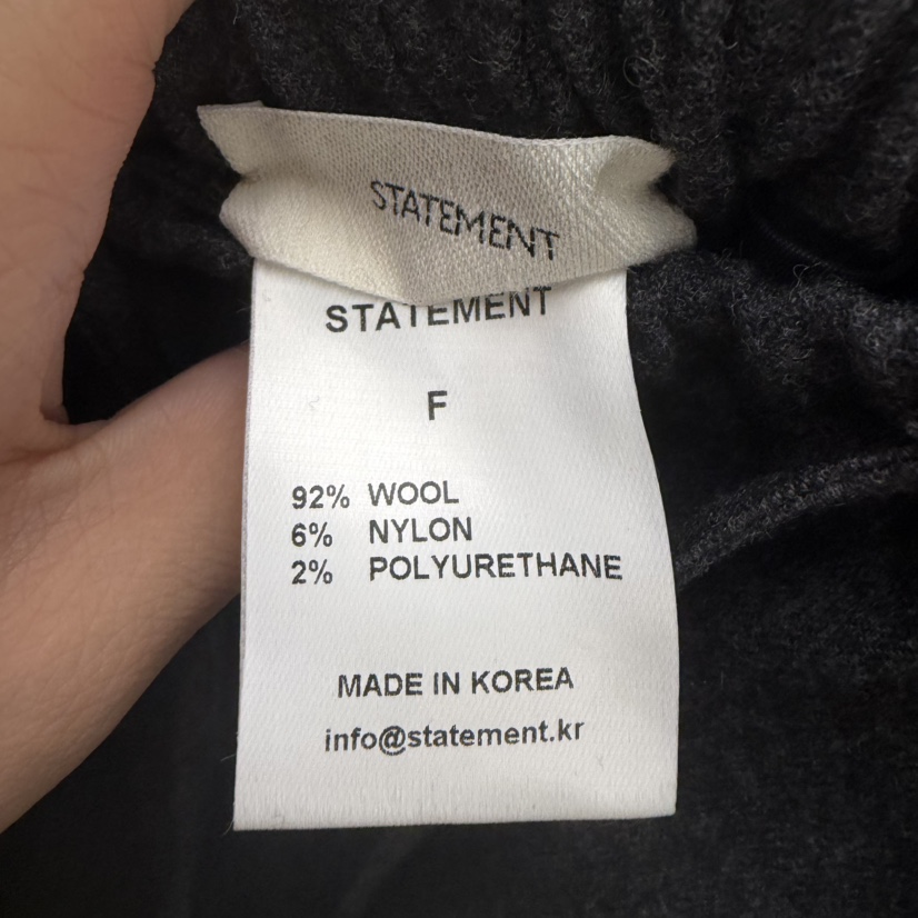 STATEMENT韓國直郵女裝新品人氣時尚推薦職業熱賣休閑休閑褲STATEMENT休閑褲