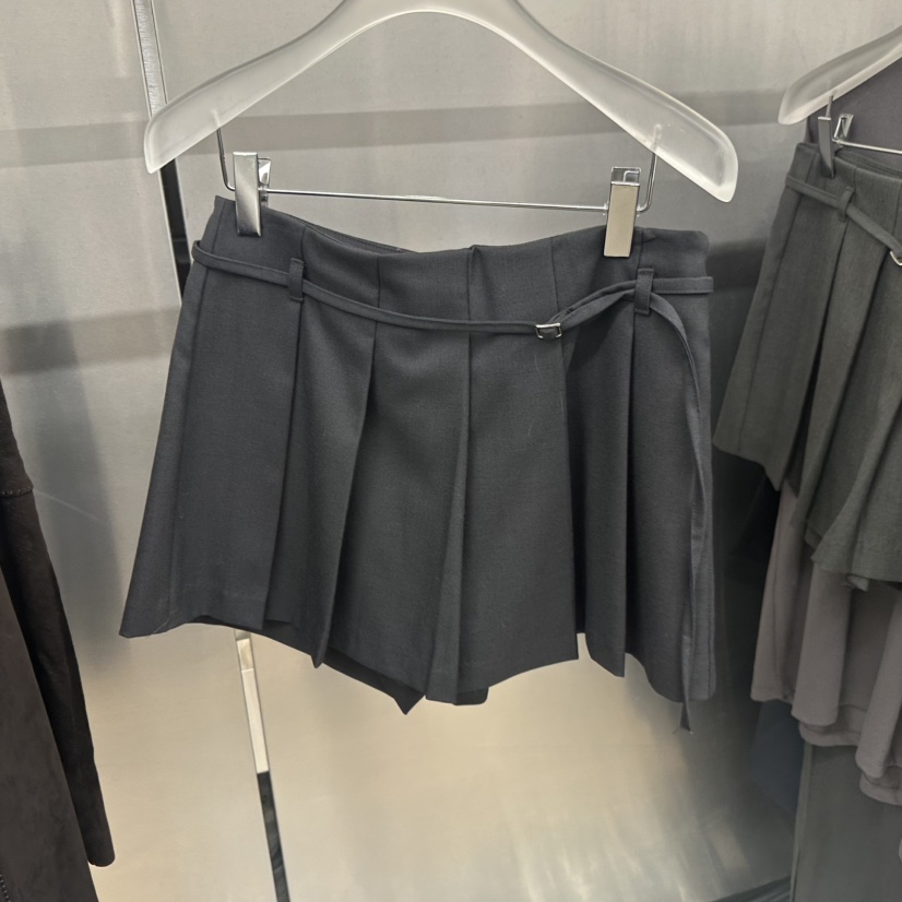 HELVETICA東大門代購女士新品職業休閑時尚真品裙褲含腰帶HELVETICA裙褲圖色2