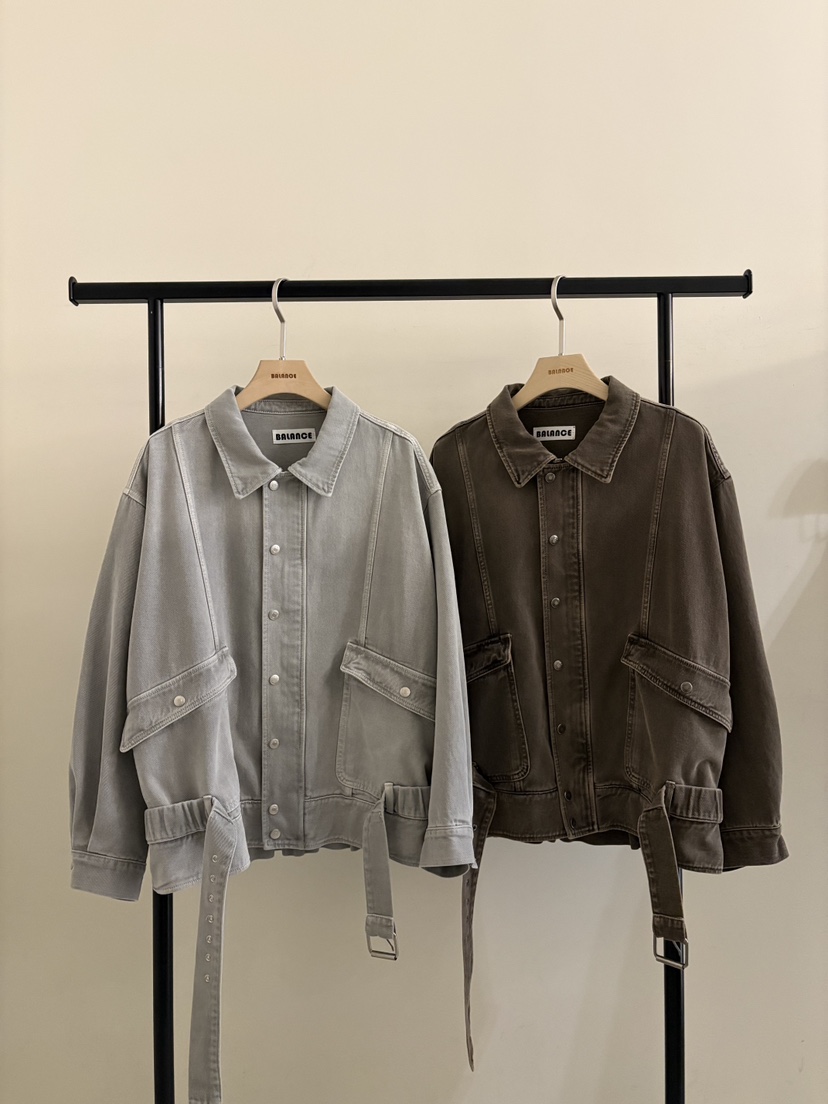 BALANCE東大門實拍女裝新品時尚熱賣真品休閑人氣夾克口袋BALANCE夾克