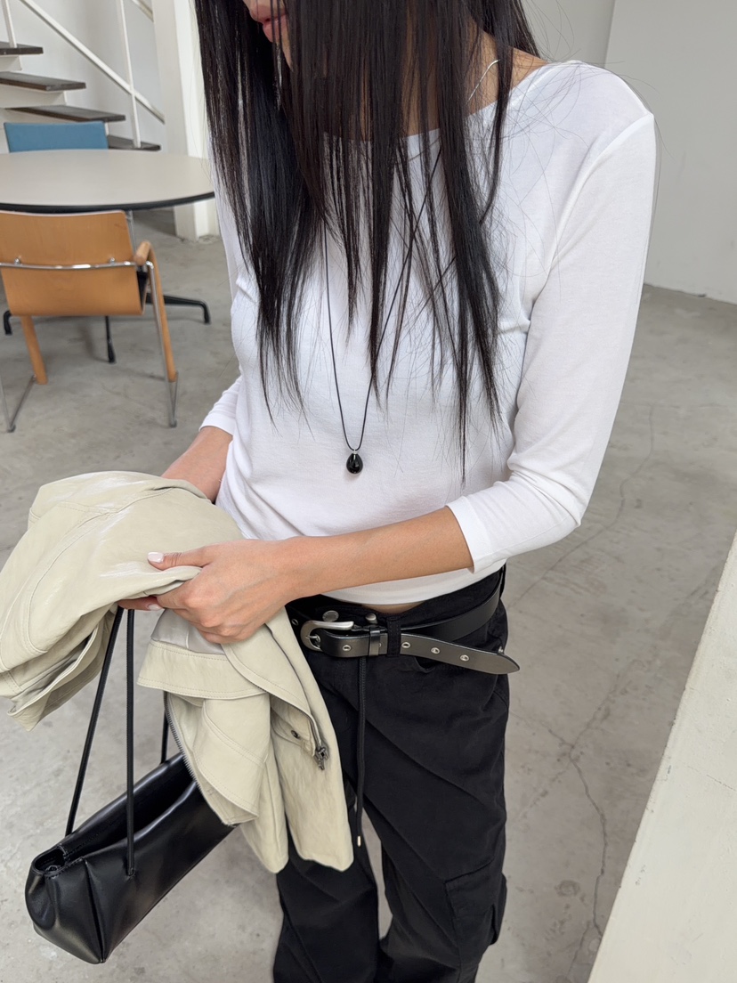 ACME東大門代購26秋季新品休閑推薦人氣時尚真品熱賣長袖T恤ACME長袖T恤