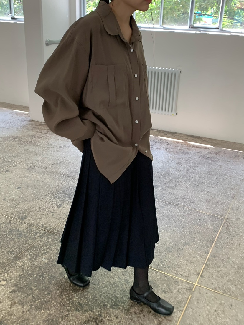 LOVE MY SANTA東大門實拍26秋冬新品真品襯衫蕾絲衫口袋Santa/LOVE MY SANTA襯衫/蕾絲衫