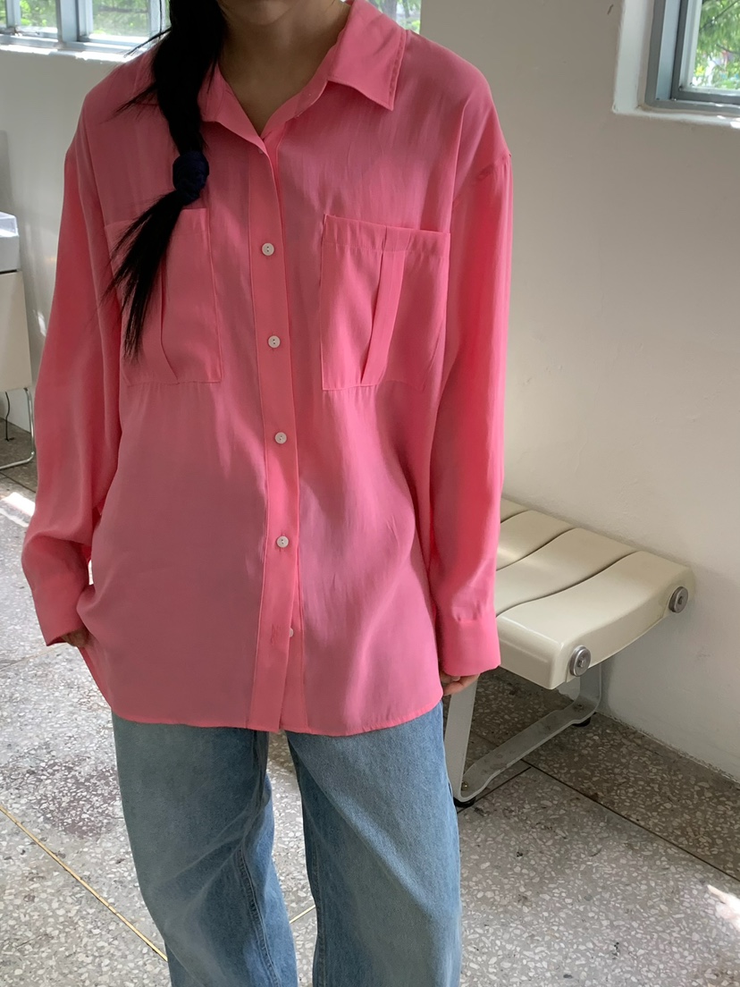 LOVE MY SANTA東大門實拍26秋冬新品真品襯衫蕾絲衫口袋Santa/LOVE MY SANTA襯衫/蕾絲衫