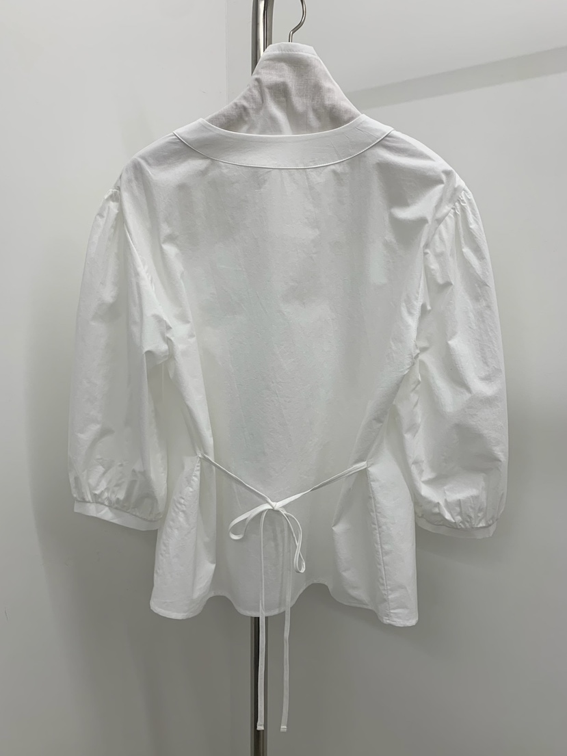 LOVE MY SANTA東大門實拍26秋季新款真品襯衫蕾絲衫褶裥Santa/LOVE MY SANTA襯衫/蕾絲衫