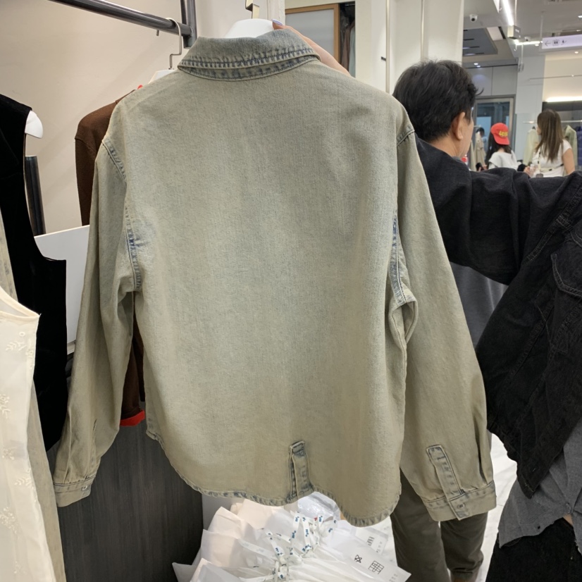 OUS/INCH-L韓國代購26秋季新品時尚熱賣人氣襯衫蕾絲衫OUS/INCH襯衫/蕾絲衫