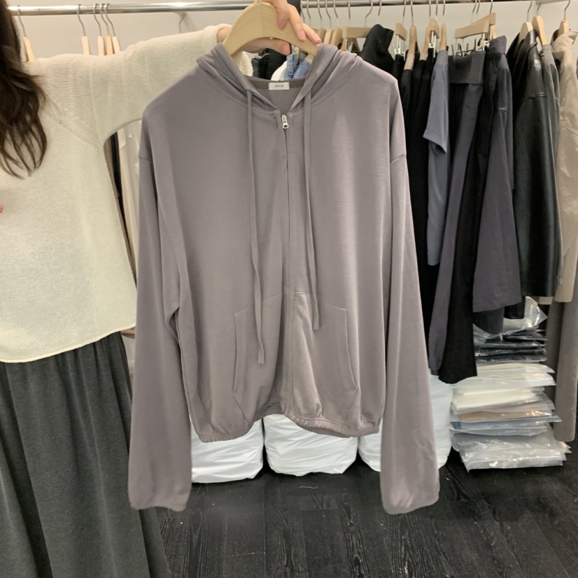TAFFETA/MURET/ROBERTI東大門實拍女裝新款推薦衛衣連帽衫TAFFETA/MURET/ROBERTI衛衣圖色2