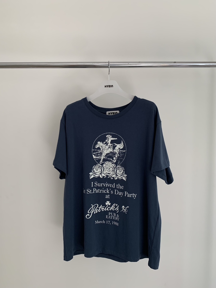 DARKBEIGE韓國直郵26秋季新品推薦時尚真品休閑熱賣人氣T恤HYEINT恤圖色4
