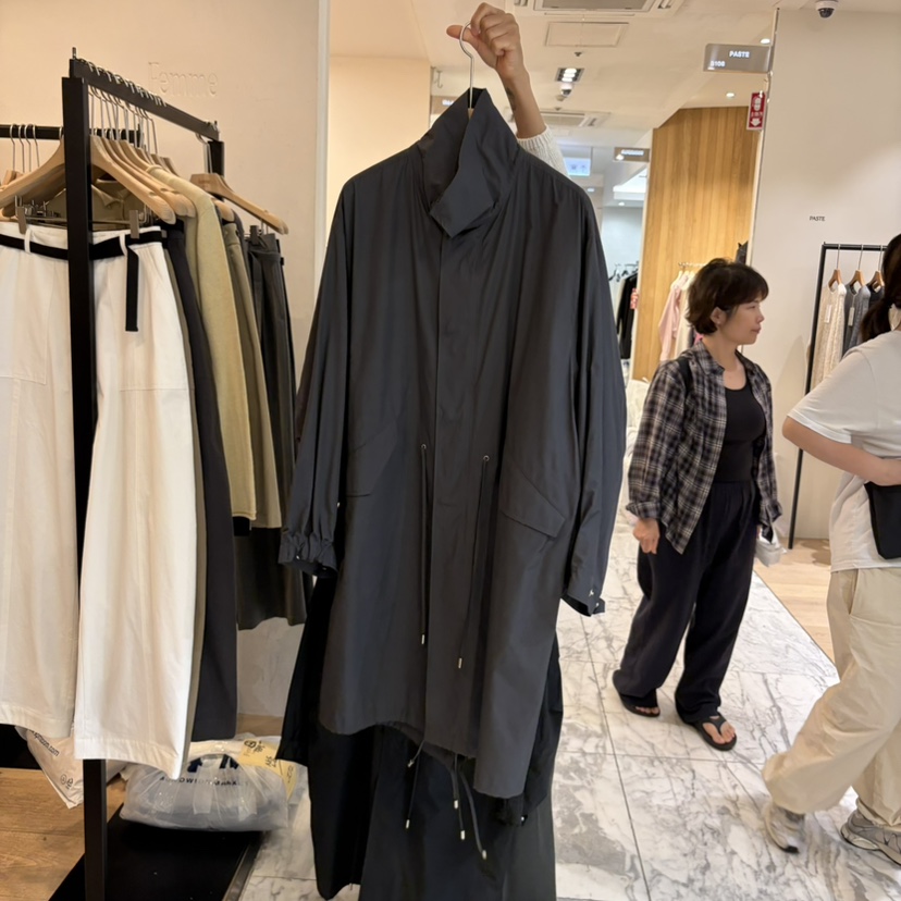 LA MAGIE FEMME東大門實拍26秋冬新款時尚人氣長款風衣Lamagie Femme長款風衣圖色2