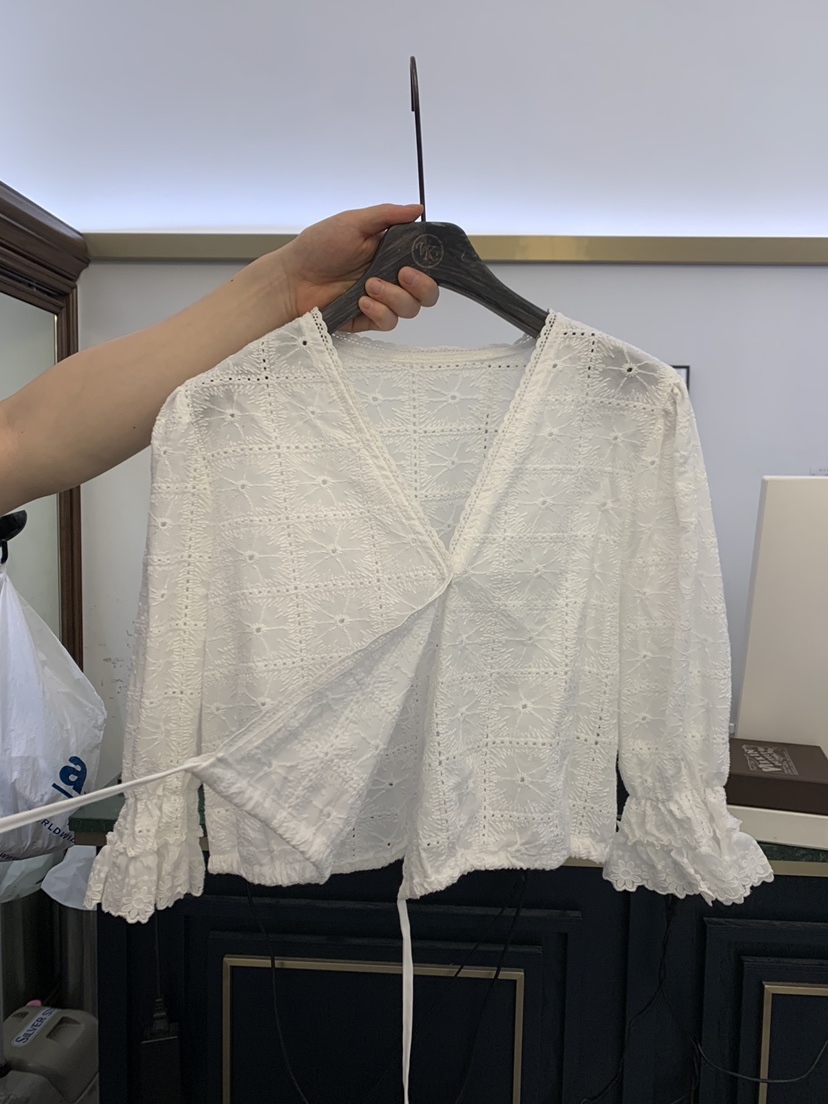 空東大門直郵女士新品休閑時尚真品人氣推薦熱賣襯衫蕾絲衫VIRKIN襯衫/蕾絲衫