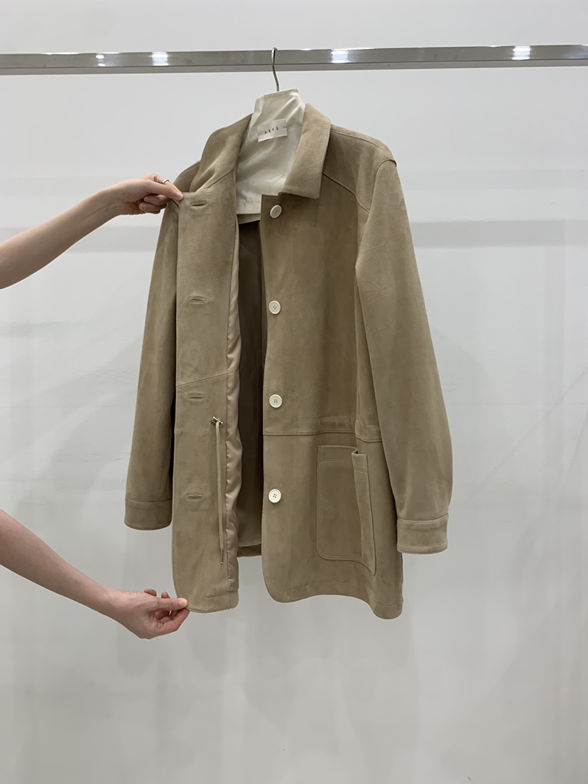 ARVE東大門代購26秋冬新品時尚推薦休閑真品人氣夾克絨面革ARVE夾克