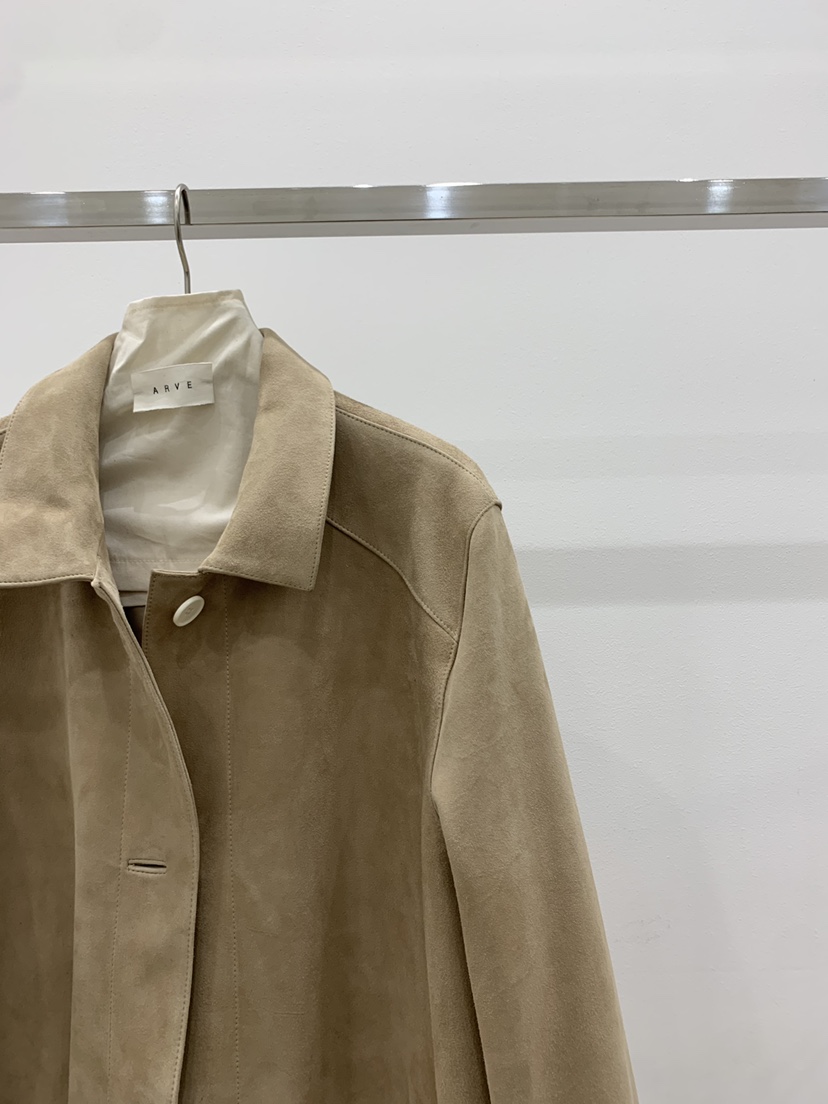 ARVE東大門代購26秋冬新品時尚推薦休閑真品人氣夾克絨面革ARVE夾克