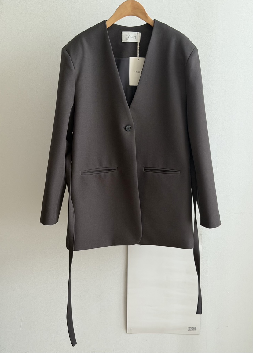 THE ABLE韓國直郵女士新品真品時尚休閑人氣西裝西服V領深VTHE ABLE/TA西裝/西服圖色2