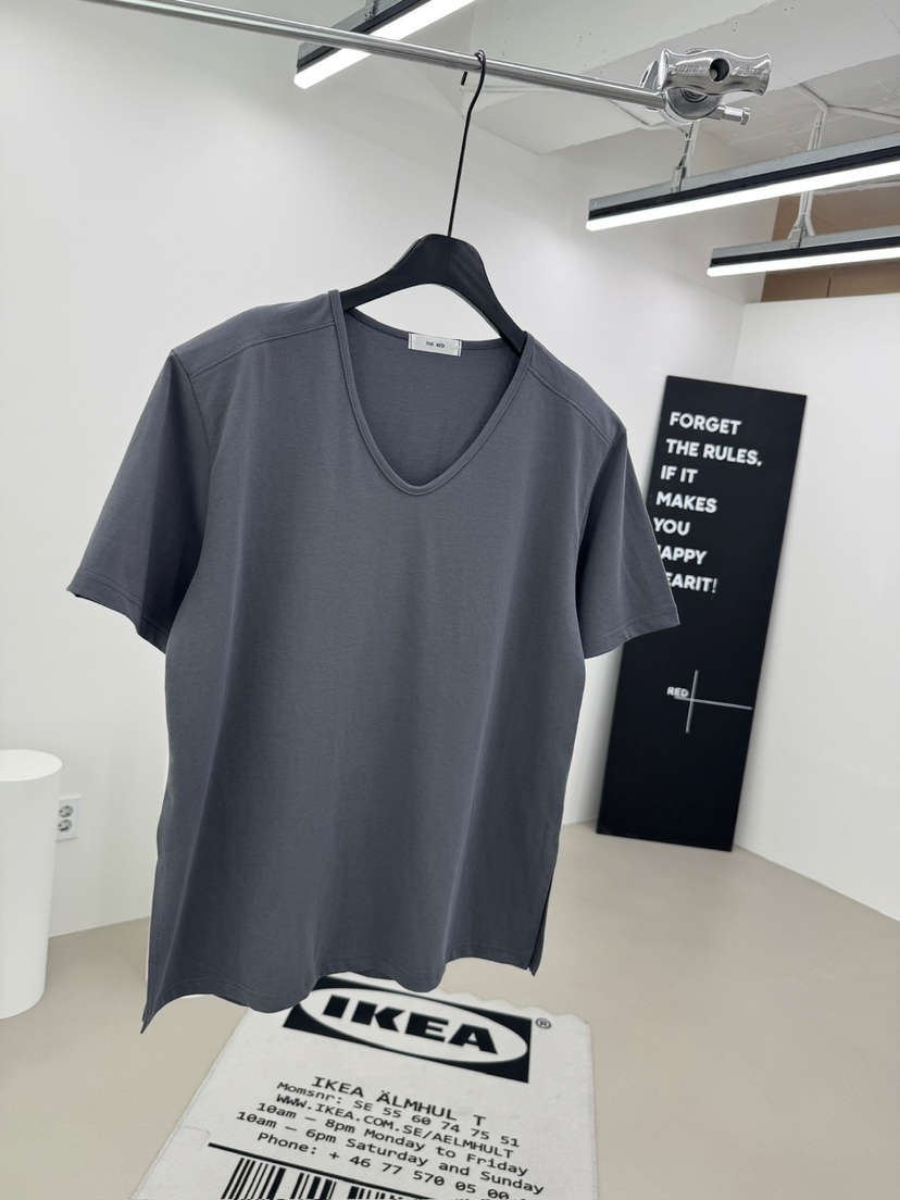 RED-A東大門實拍26秋冬新品時尚真品熱賣人氣推薦休閑T恤RED-AT恤圖色2