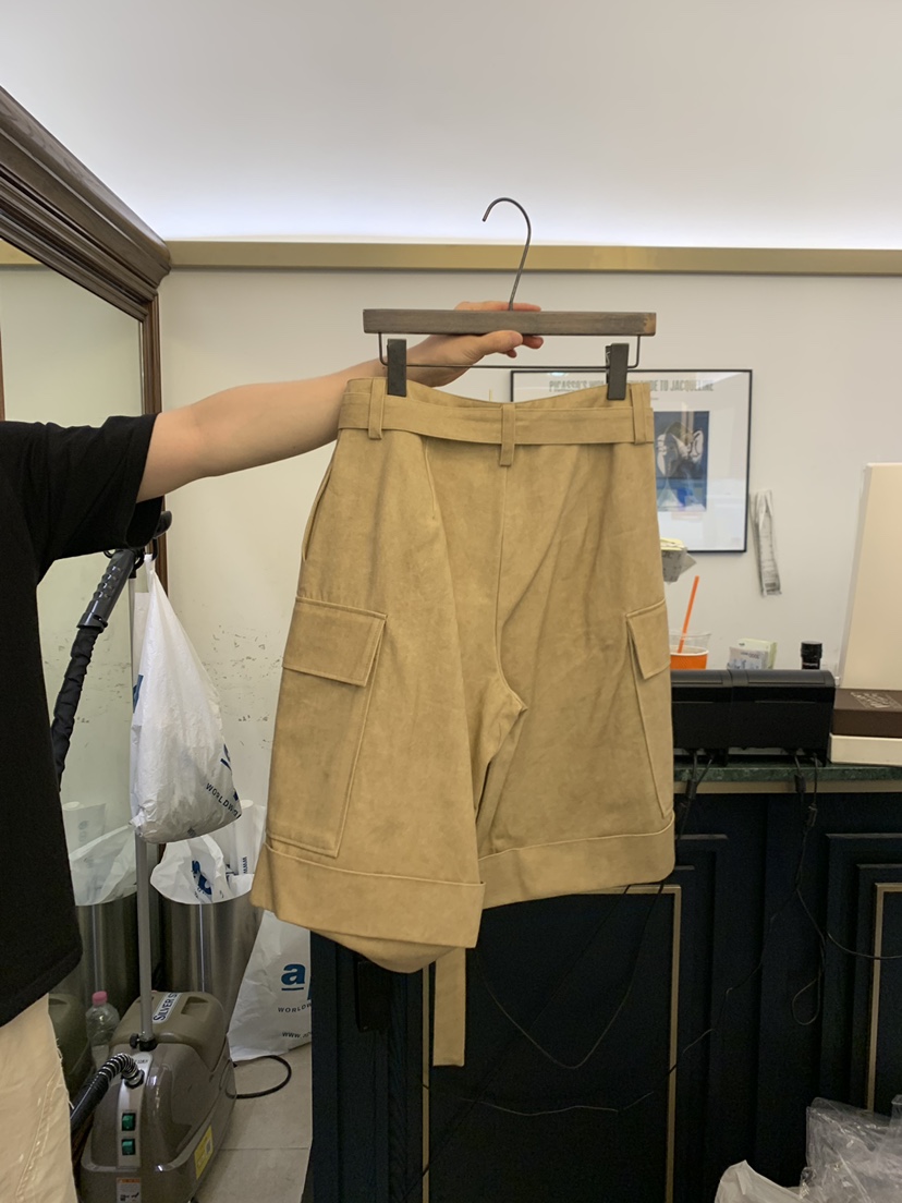 VIRKIN韓國直郵女裝新品休閑真品推薦人氣熱賣短褲含腰帶VIRKIN短褲