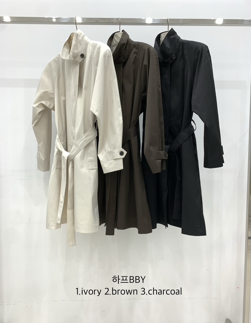 ARVE東大門代購女士新品真品推薦時尚人氣長款風衣含腰帶ARVE長款風衣