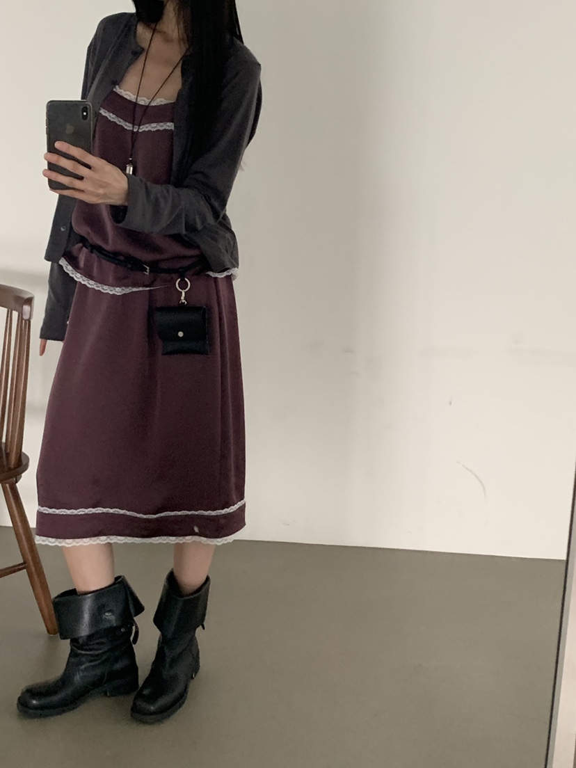 TRUE韓國代購26秋冬新品休閑時尚人氣熱賣推薦半身裙中短裙TRUE半身裙/中短裙