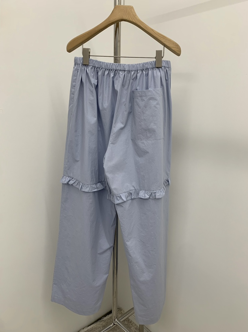 LOVE MY SANTA韓國直郵女裝新品人氣真品休閑褲褶邊紐扣Santa/LOVE MY SANTA休閑褲