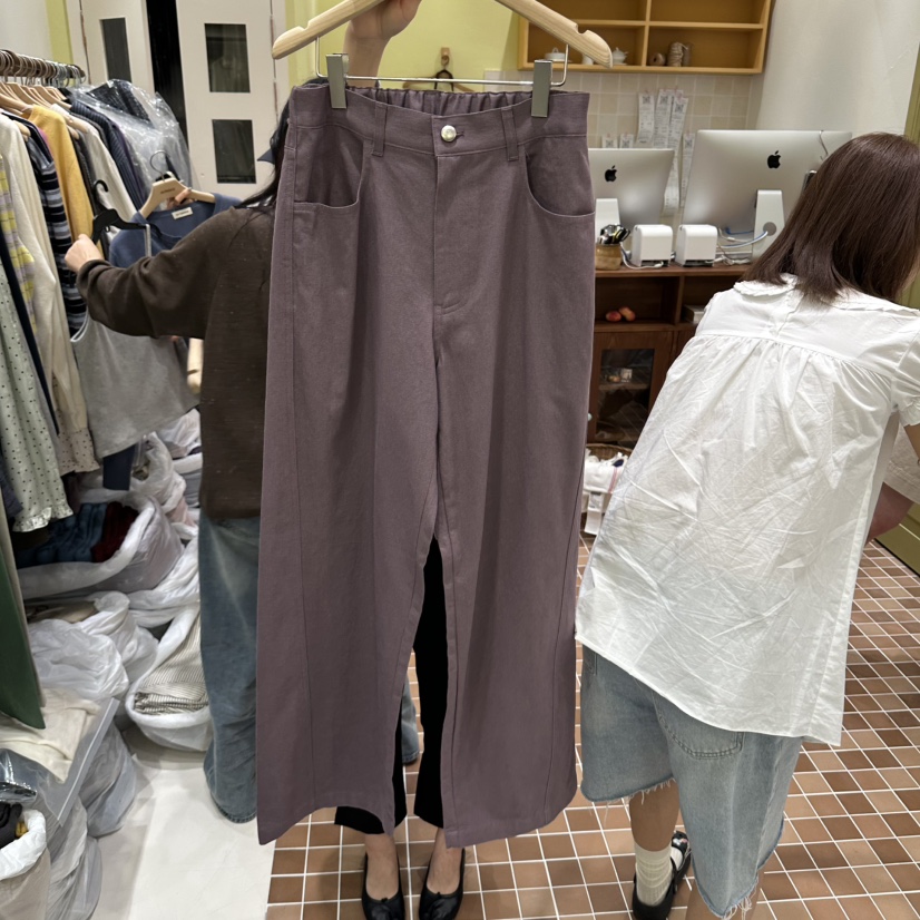 OURMOMENT韓國直郵女裝新品休閑熱賣推薦時尚真品人氣休閑褲OURMOMENT休閑褲圖色3