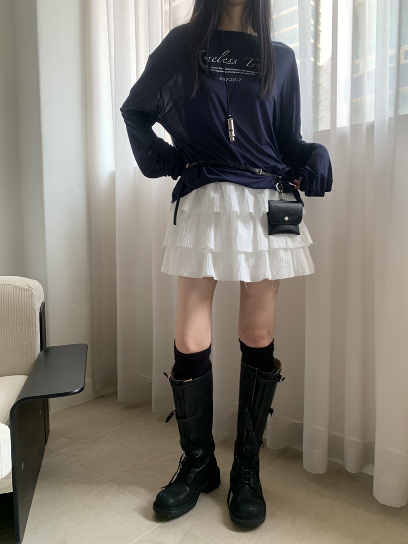 TRUE東大門代購女裝新品休閑熱賣推薦人氣真品時尚短裙TRUE短裙