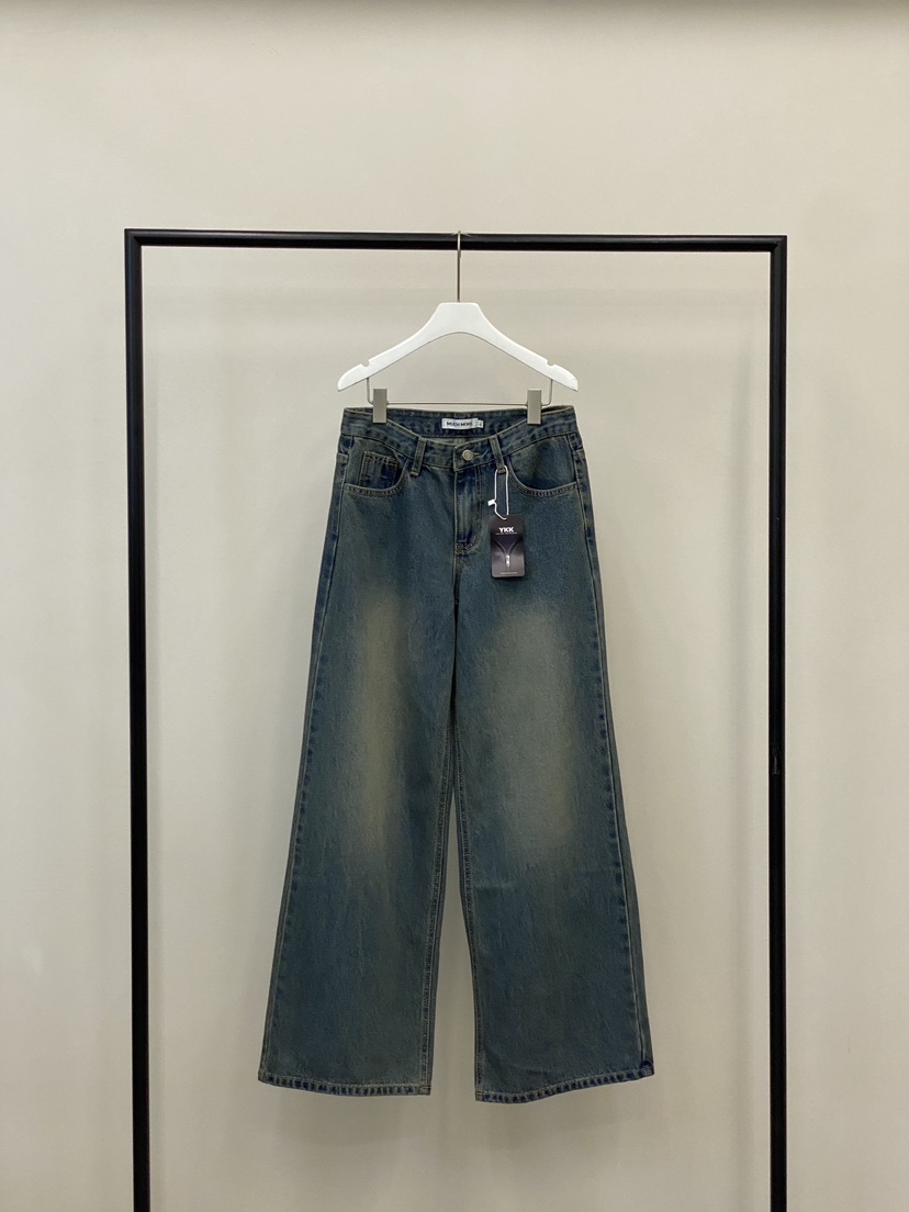 MUCH MORE/JACKPOT韓國直郵26秋冬新款熱賣推薦真品牛仔褲MUCH MORE/JACKPOT牛仔褲圖色2深色