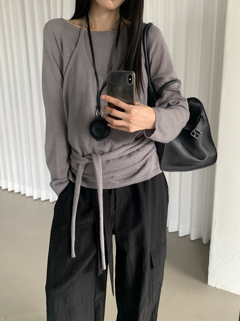 TRUE東大門直郵26秋冬新款真品時尚推薦休閑人氣吊帶背心TRUE吊帶/背心