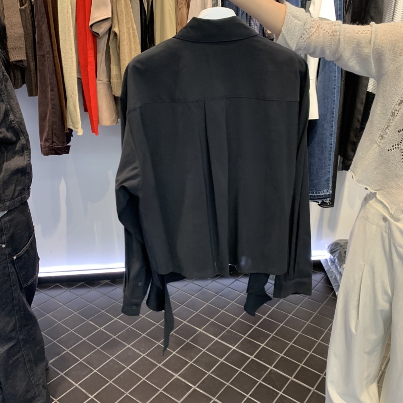 OUS/INCH-L東大門直郵26秋冬新品推薦休閑時尚襯衫蕾絲衫OUS/INCH襯衫/蕾絲衫