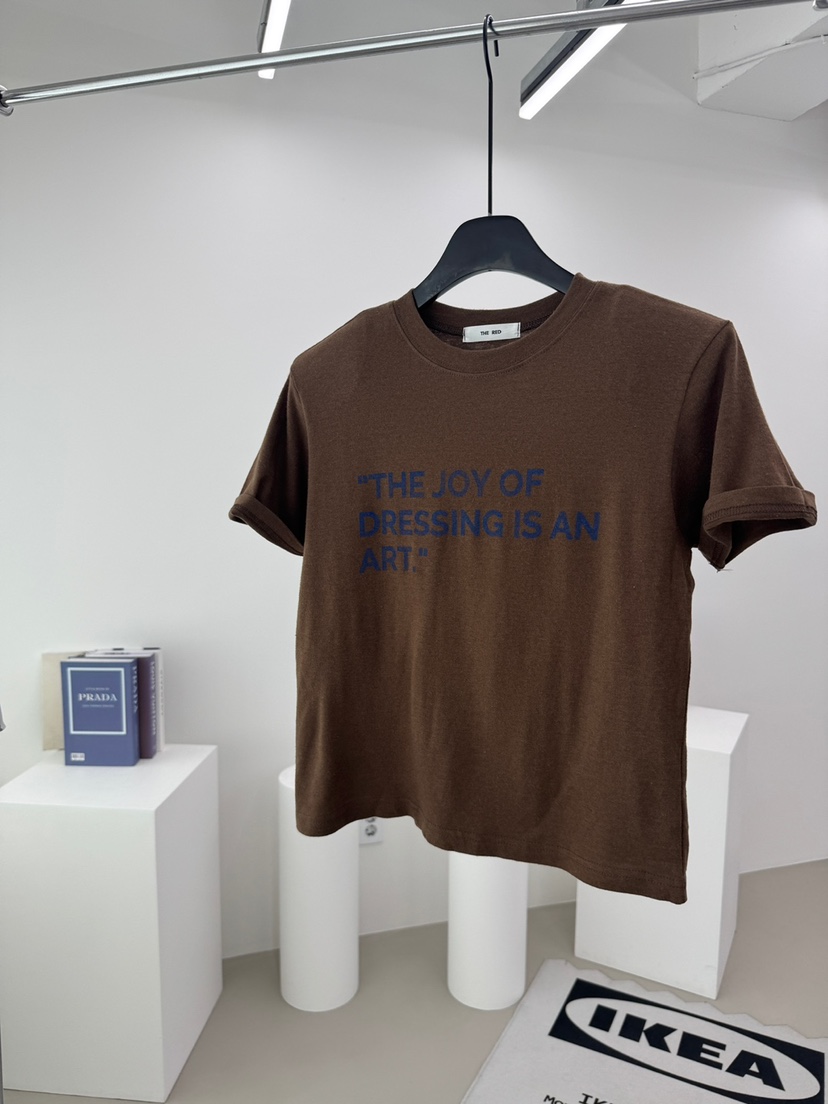 RED-A東大門實拍26秋冬新款推薦休閑人氣熱賣時尚真品T恤RED-AT恤圖色3