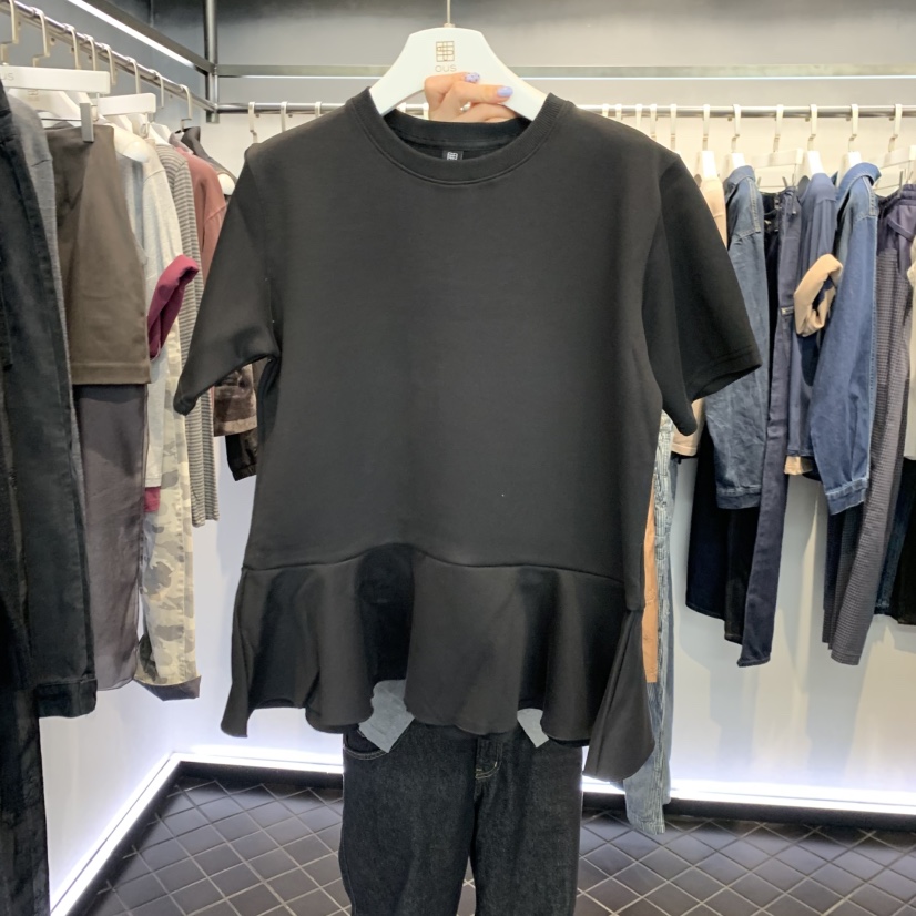 OUS/INCH-L東大門代購女裝新品真品休閑熱賣推薦時尚T恤OUS/INCHT恤圖色2