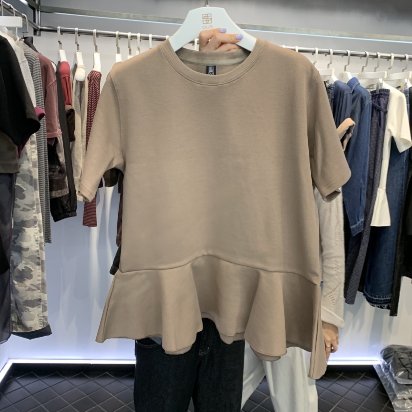 OUS/INCH-L東大門代購女裝新品真品休閑熱賣推薦時尚T恤OUS/INCHT恤圖色3