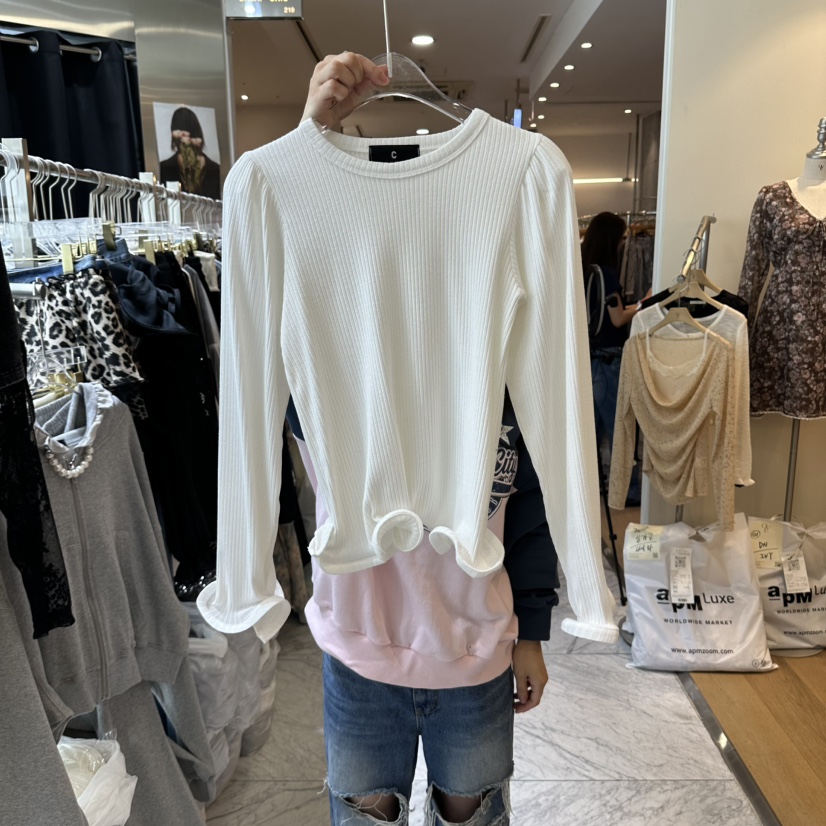 CHEAP-CHIC韓國代購26秋季新款人氣熱賣休閑真品長袖T恤CHEAP-CHIC/CHARLES THE SECOND長袖T恤