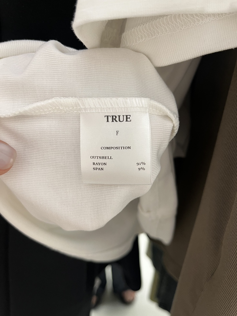 TRUE韓國直郵26秋冬新品休閑人氣真品推薦時尚熱賣T恤TRUET恤