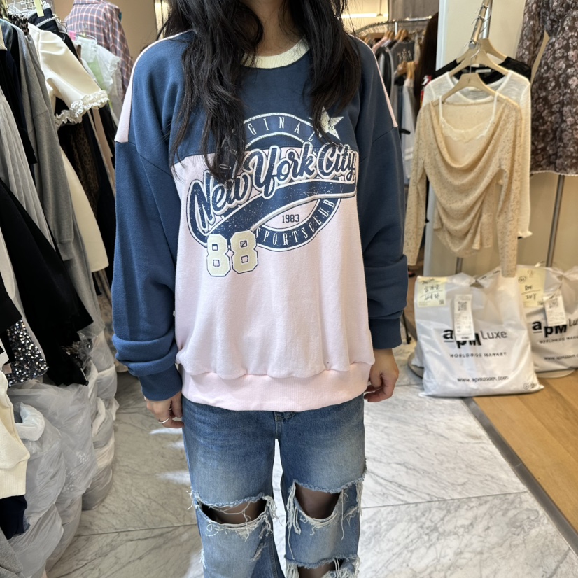 CHEAP-CHIC韓國直郵女裝新款人氣真品熱賣時尚休閑推薦衛衣CHEAP-CHIC/CHARLES THE SECOND衛衣圖色2
