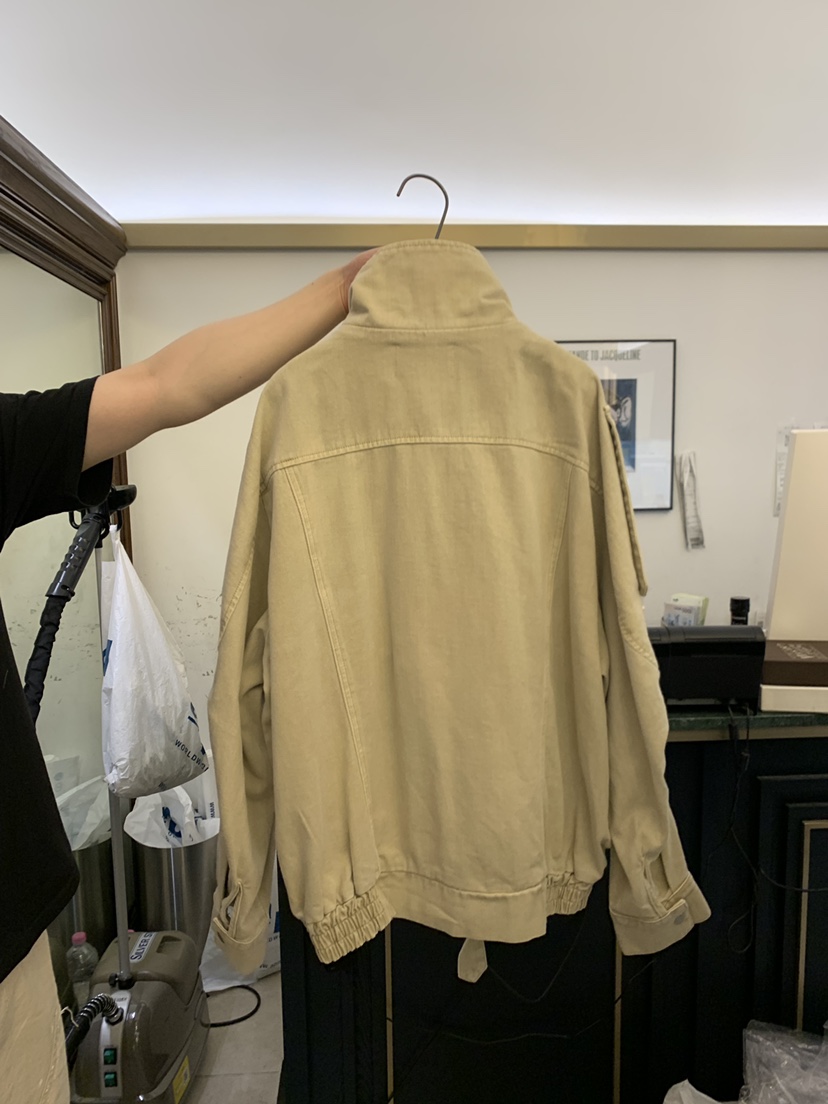 VIRKIN韓國代購女士新品人氣推薦熱賣真品時尚休閑夾克染色VIRKIN夾克