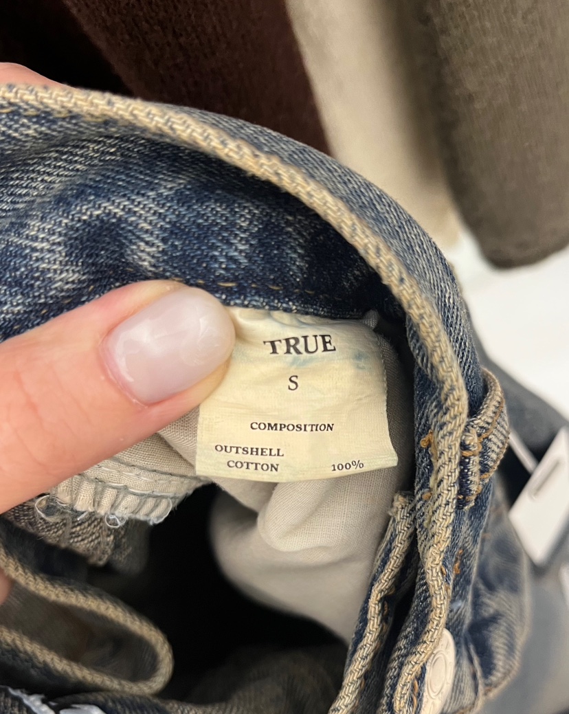 TRUE韓國代購26秋冬新品熱賣人氣真品推薦休閑時尚牛仔褲TRUE牛仔褲