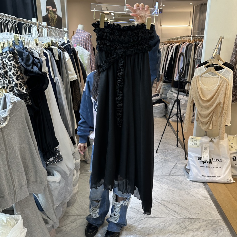 CHEAP-CHIC韓國代購女士新款真品熱賣時尚人氣推薦休閑長裙CHEAP-CHIC/CHARLES THE SECOND長裙圖色2